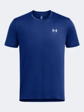 1382582-432 Ua Launch Shortsleeve Tech Blue Rflct