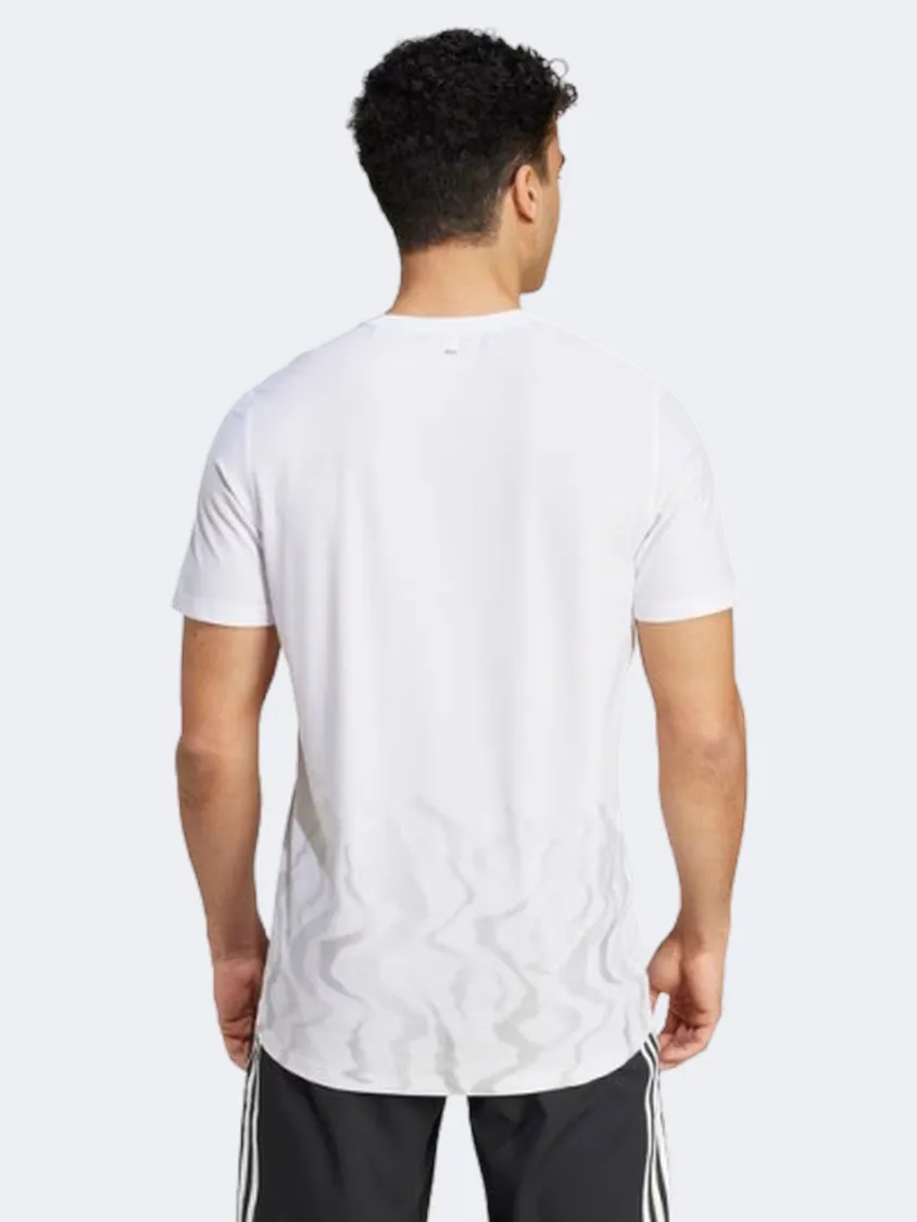 Adidas Ultimate Ub Graphic Men Running T-Shirt White