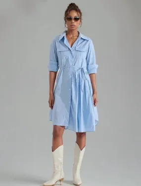 ‘Adlai’ Asymmetrical Shirt Dress