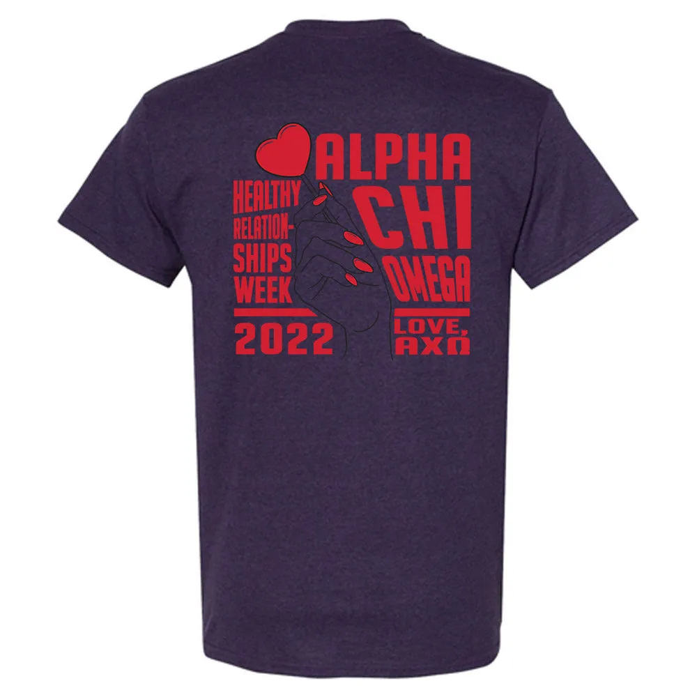 Alpha Chi Omega// Healthy Relationships Tee T-Shirt