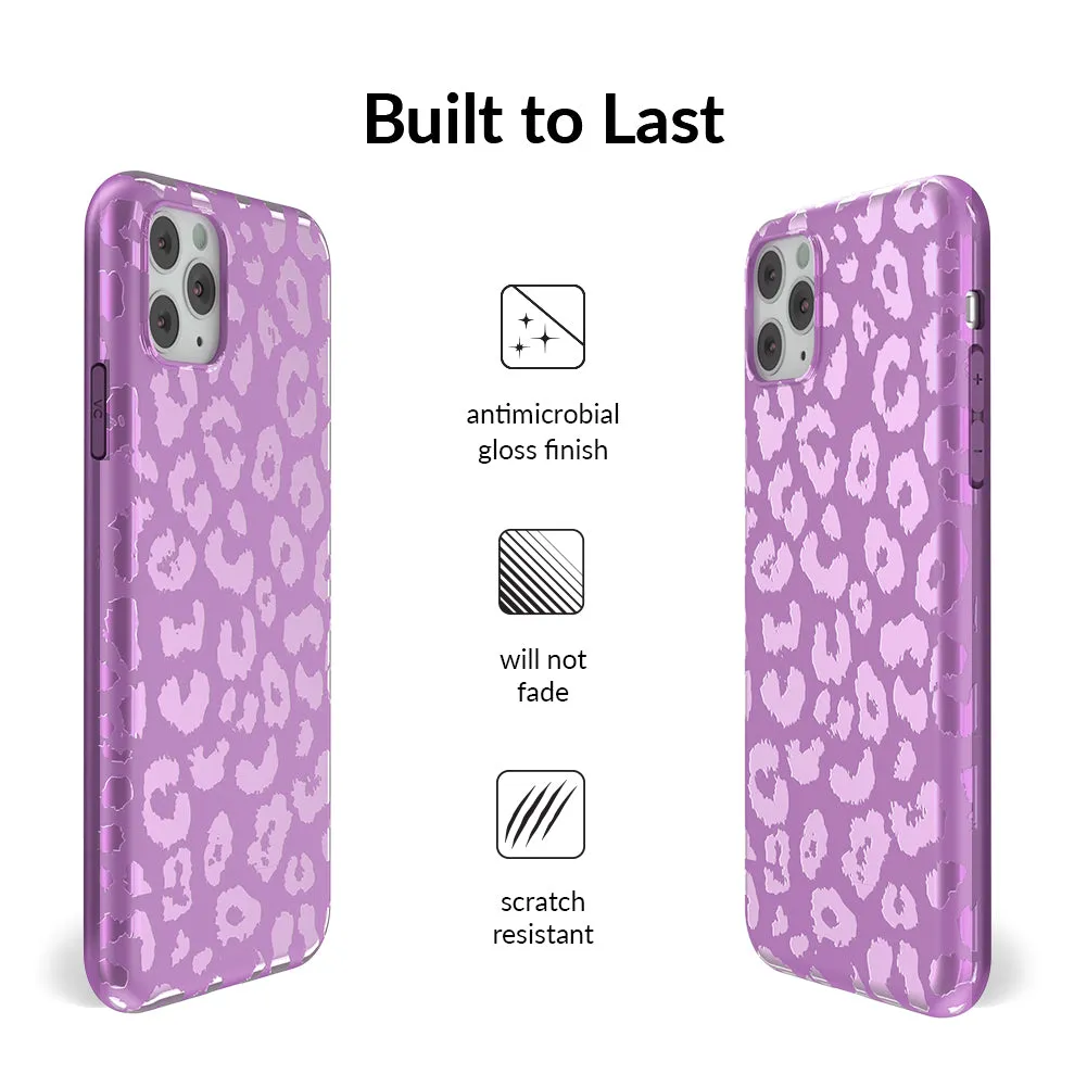 Amethyst Leopard iPhone Case