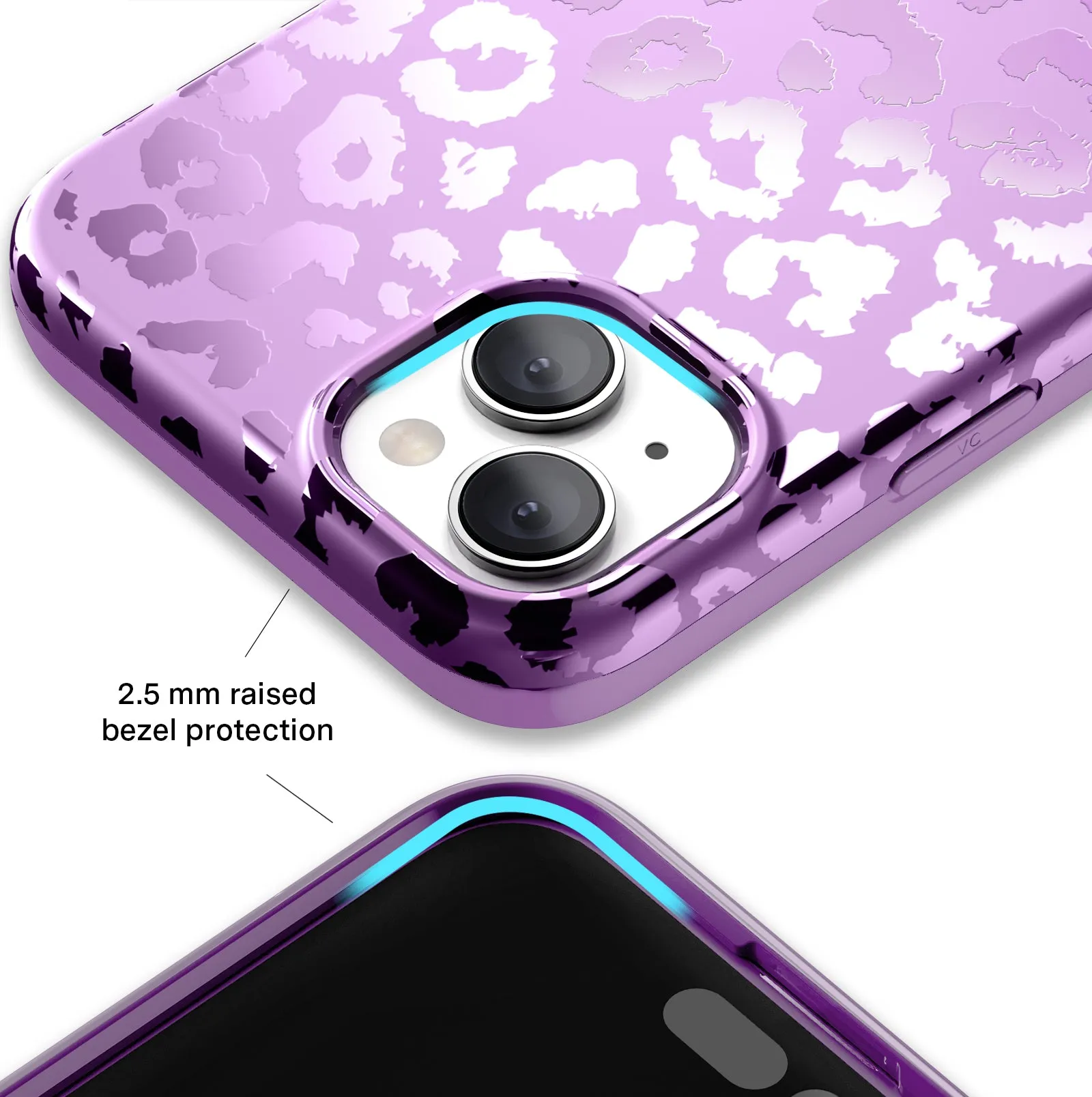 Amethyst Leopard iPhone Case