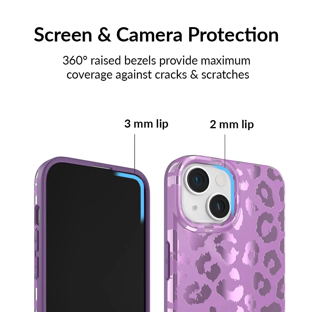 Amethyst Leopard iPhone Case