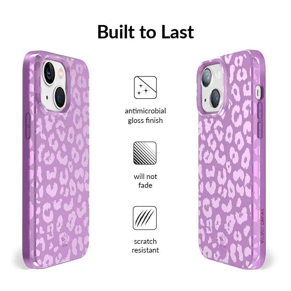 Amethyst Leopard iPhone Case