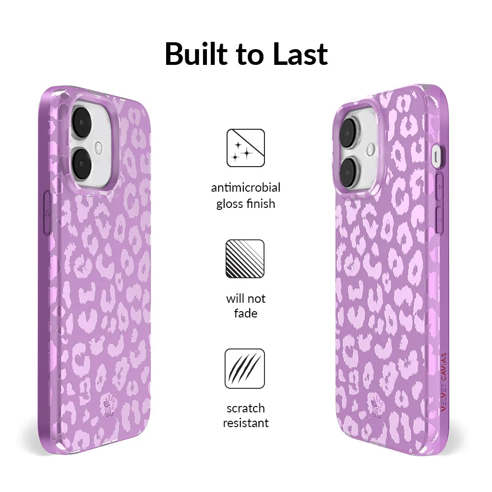 Amethyst Leopard iPhone Case