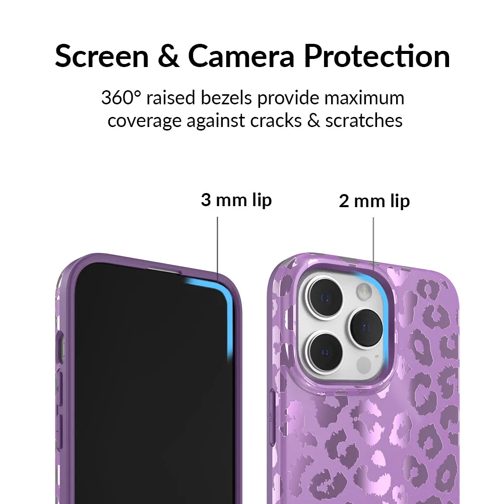 Amethyst Leopard iPhone Case