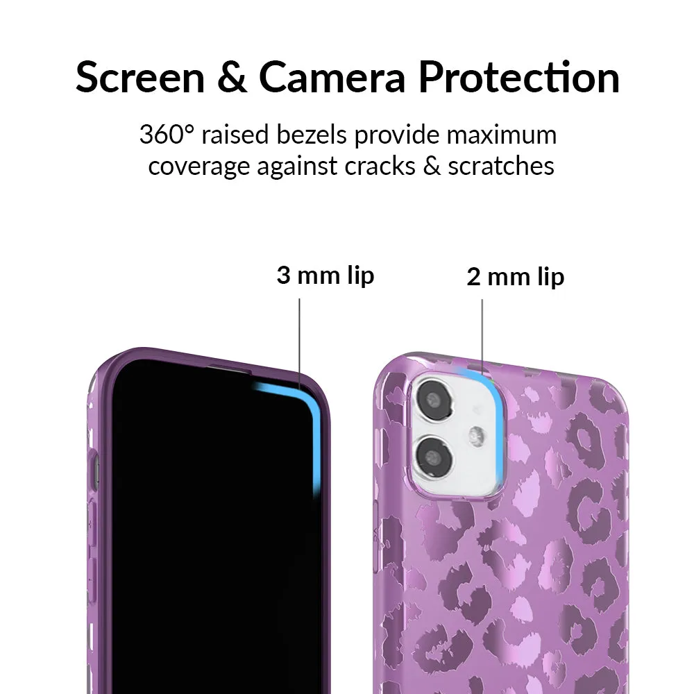 Amethyst Leopard iPhone Case