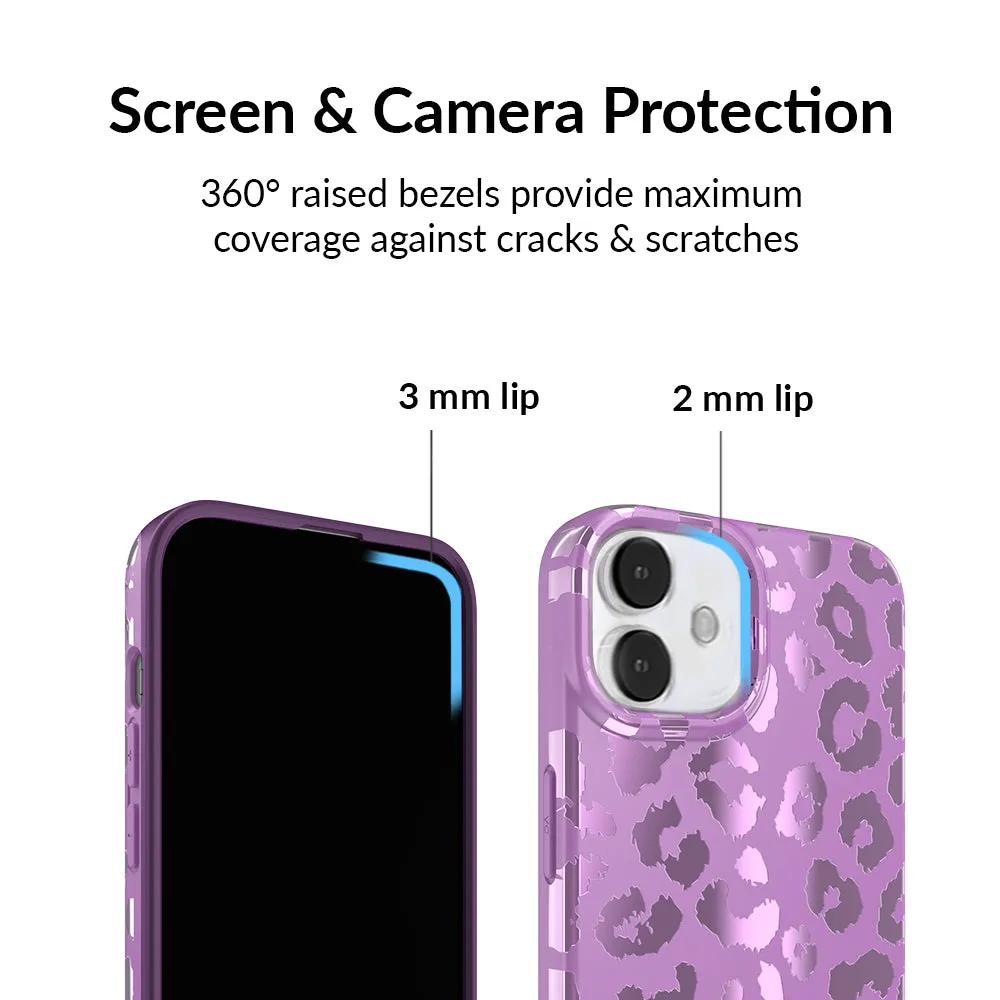 Amethyst Leopard iPhone Case