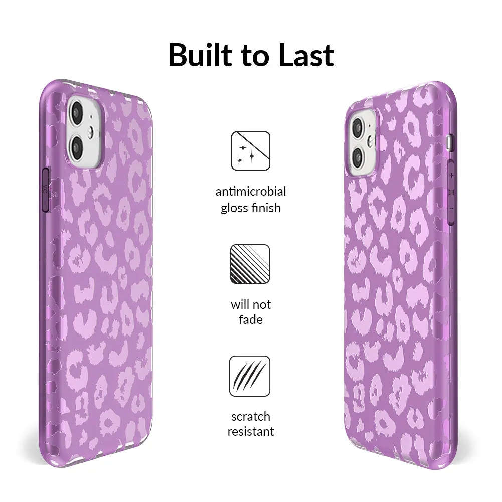 Amethyst Leopard iPhone Case