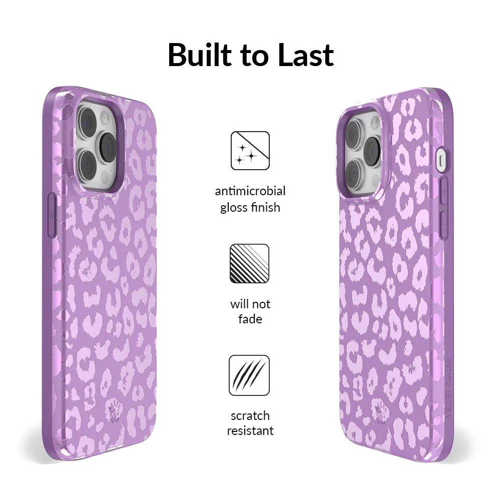 Amethyst Leopard iPhone Case