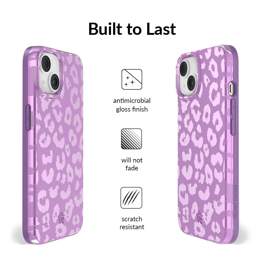 Amethyst Leopard iPhone Case