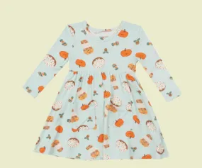 Angel Dear L/S Dress - Baby and Toddler - Pumpkin Spice Latte