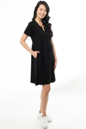 Arosa Bamboo Mini Dress - Black