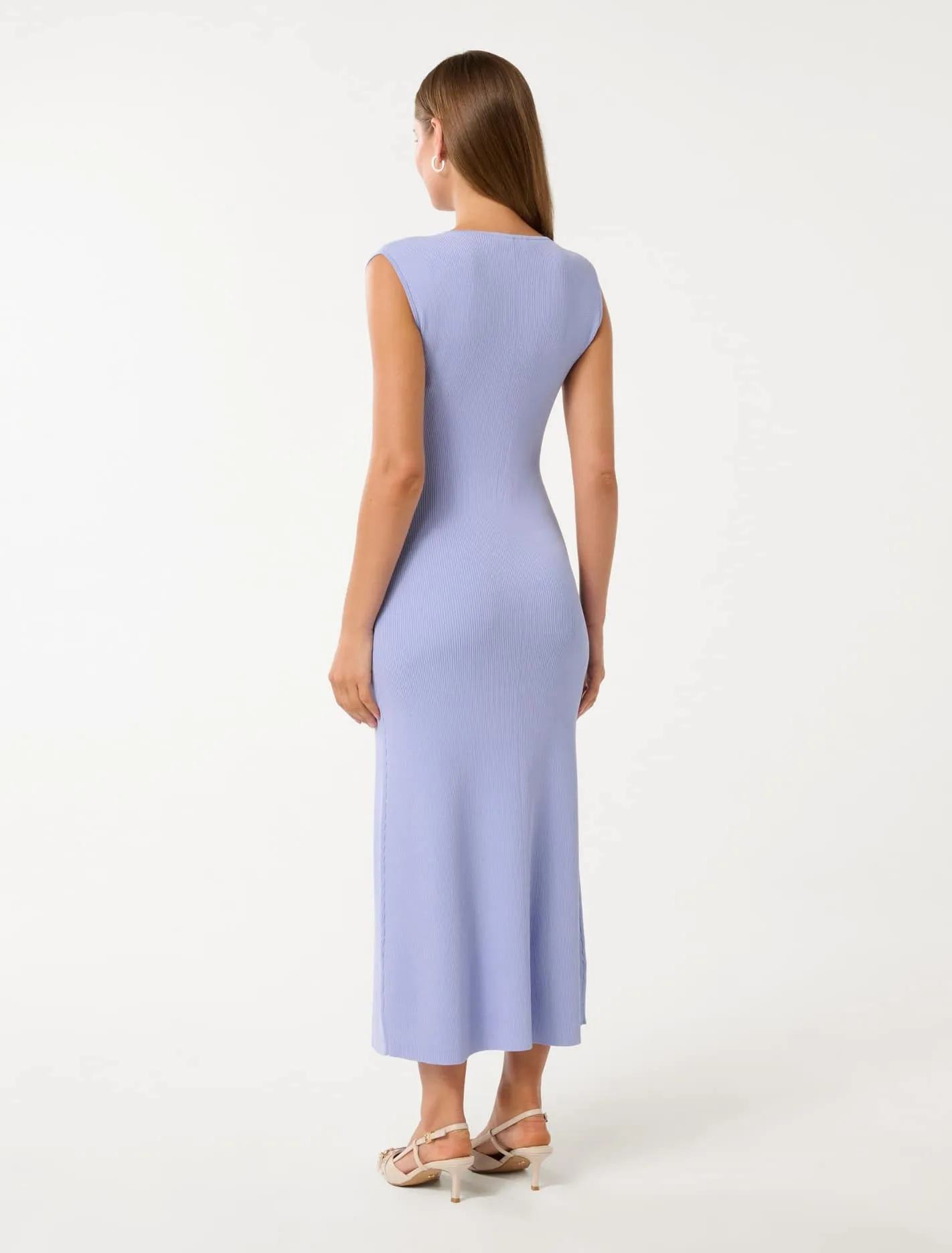 Aster Hook and Eye Detail Midi Dress