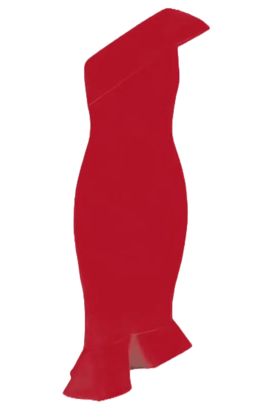 Avery Bandage Dress - Red Wine