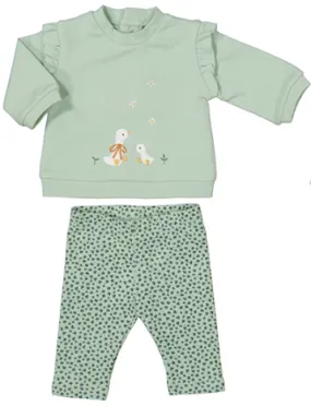 Bamboo Green Goose Shirt & Pant Set - Select Size