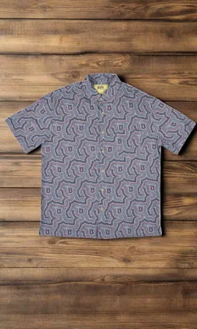 Bamboo Men's Shirt Aboriginal Art Lukarrara Jukurrpa