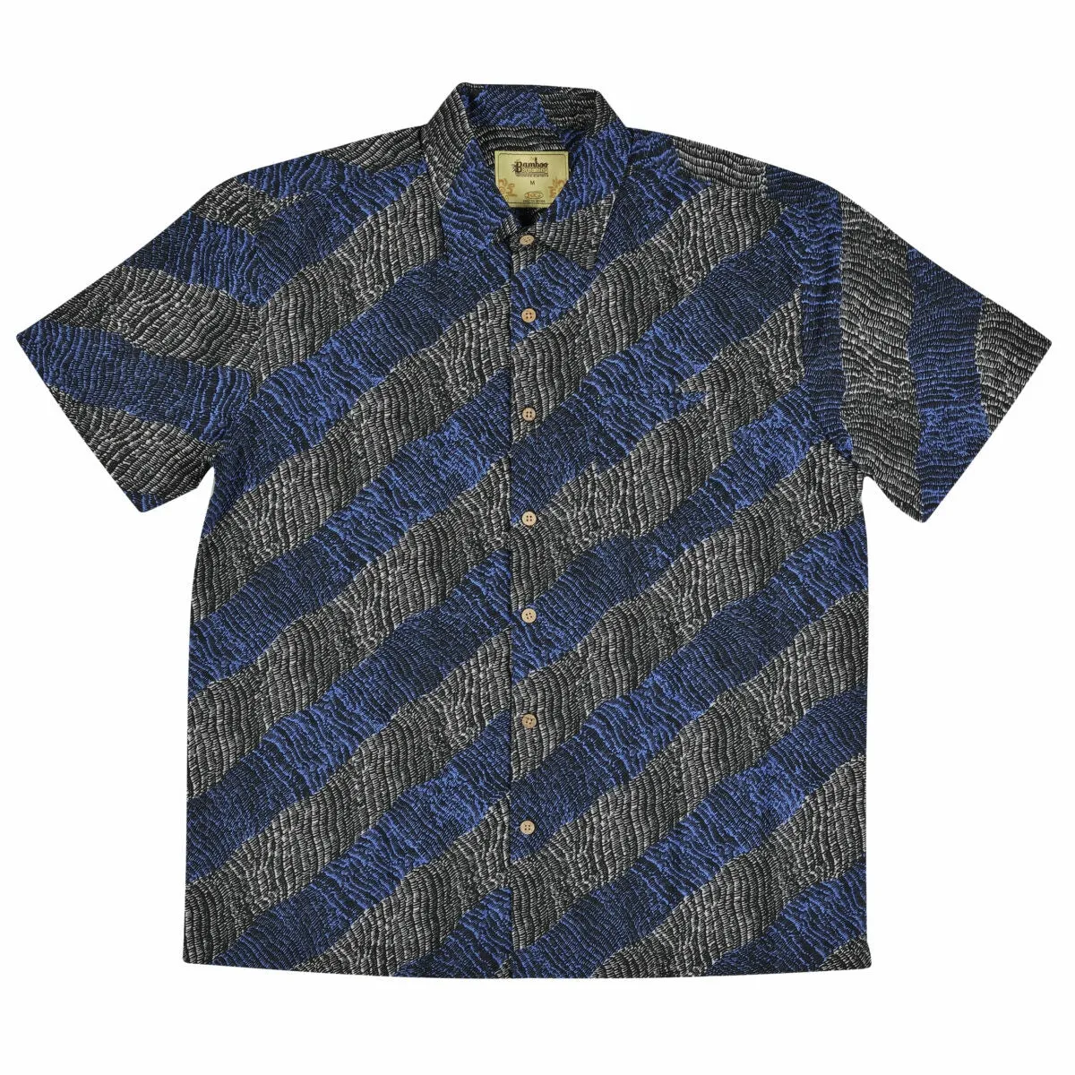 Bamboo Men's Shirt Aboriginal Art Ngurlu Jukurrpa