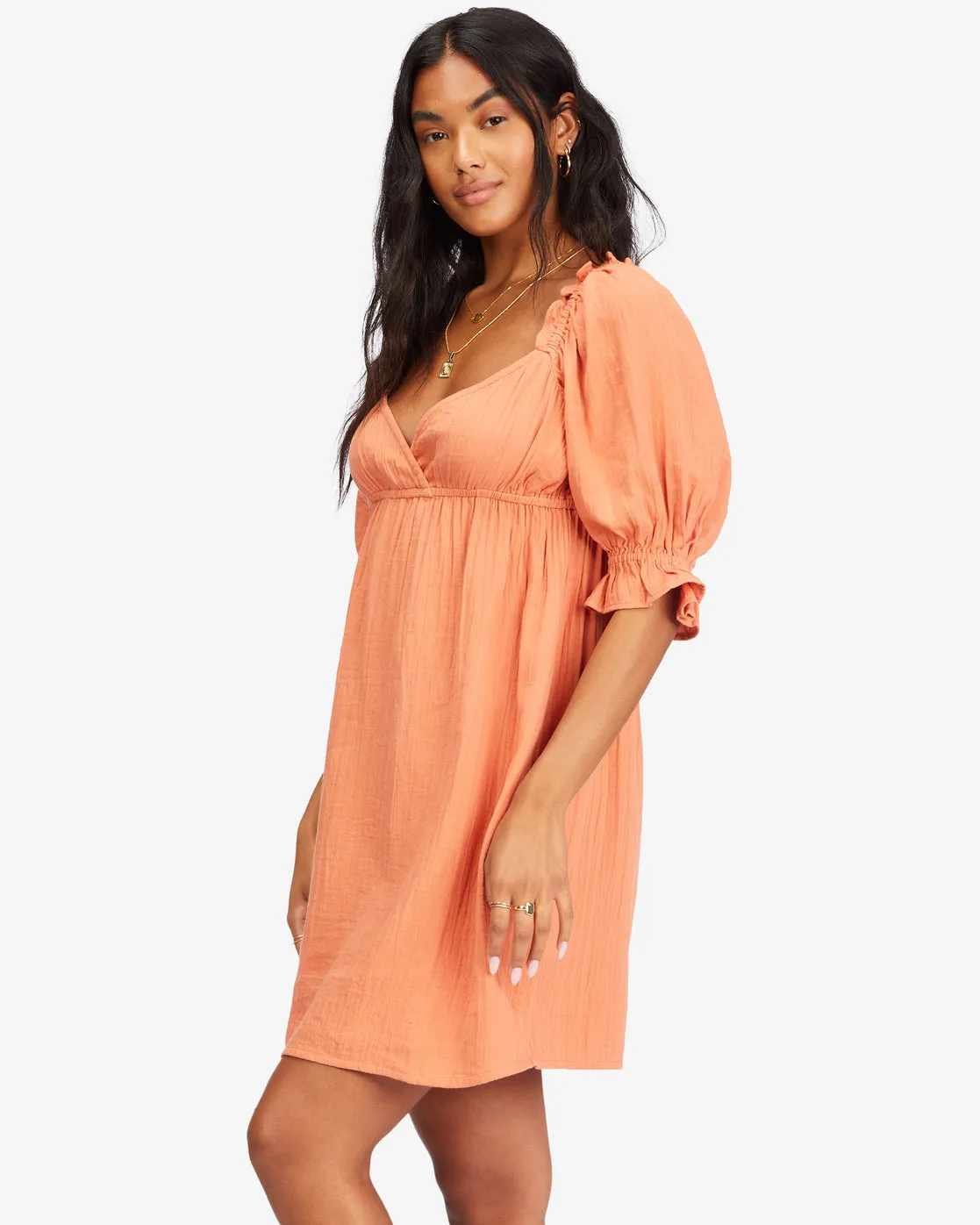 Billabong Perfect Paradise Dress-Terracotta