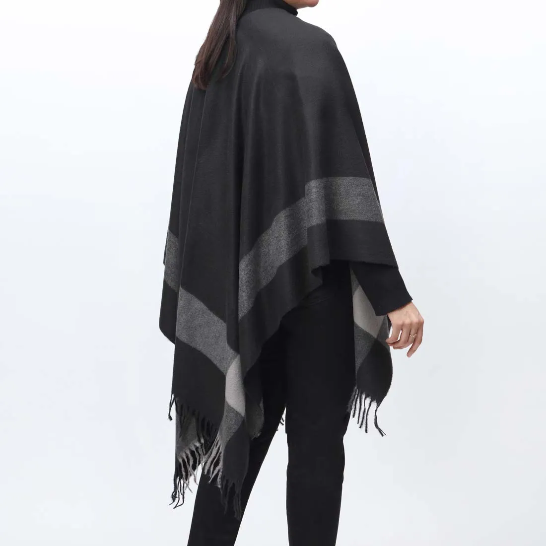 Black Cape Shawl PW9803