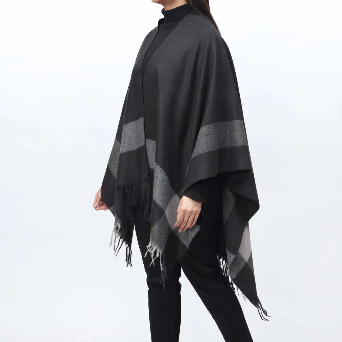 Black Cape Shawl PW9803