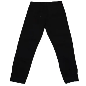 Black Pull On Casual Trouser