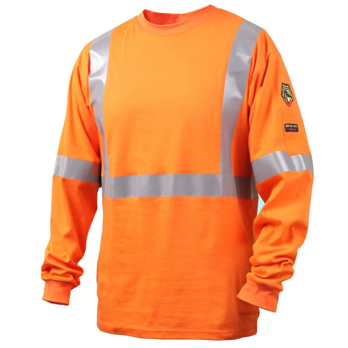 Black Stallion FR Cotton Hi-Vis Shirt w/ Reflective Stripes - TF2511