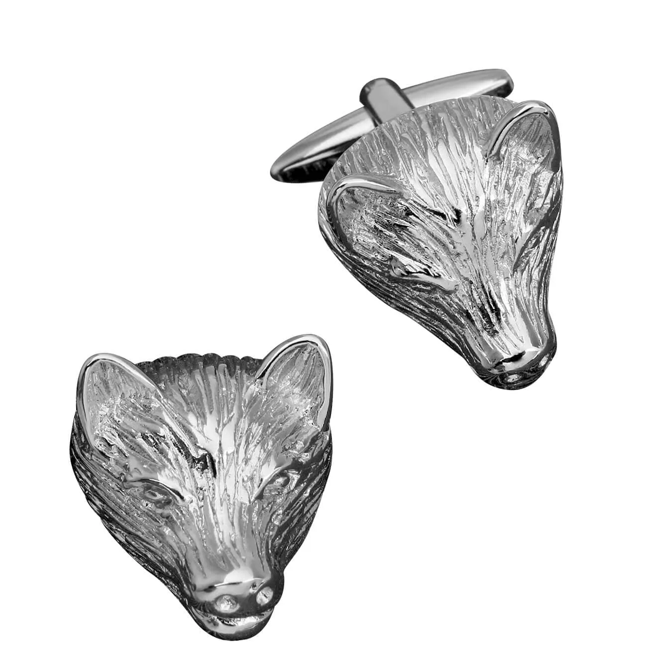 Boar Pig Head Cufflinks