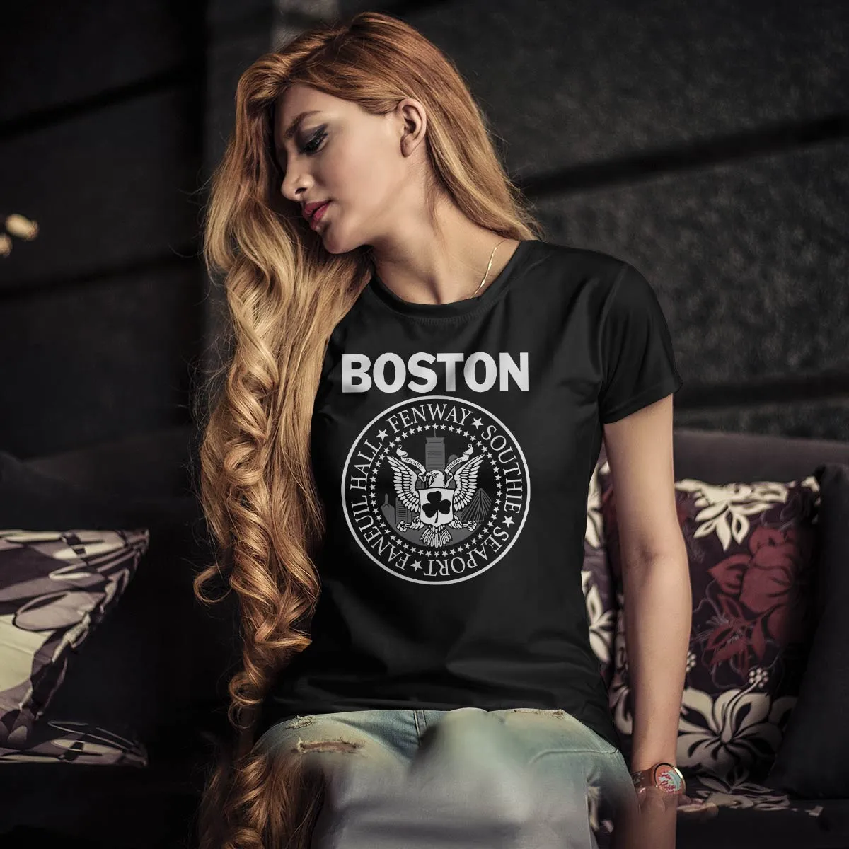 Boston Punk Rock Style T-Shirt, 100% Cotton, S-XXL, Unisex Tshirts