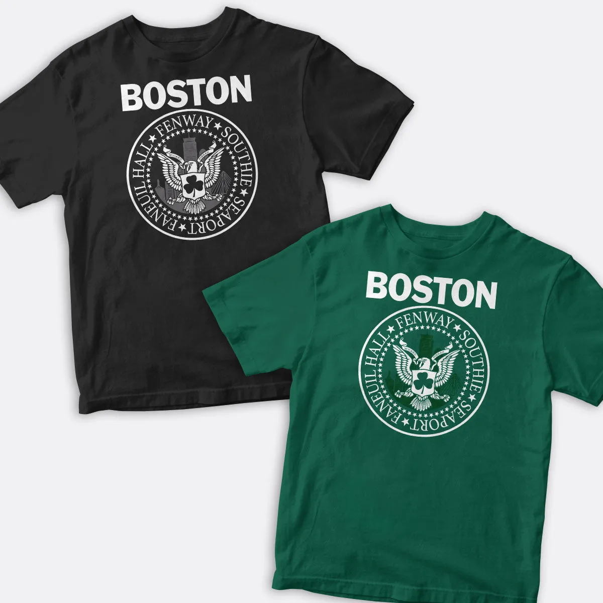 Boston Punk Rock Style T-Shirt, 100% Cotton, S-XXL, Unisex Tshirts