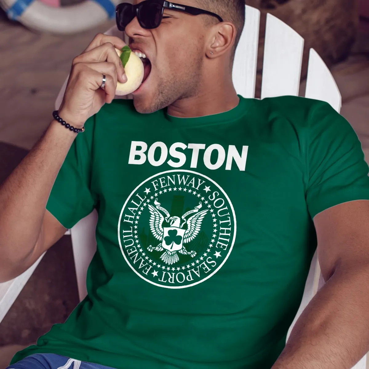 Boston Punk Rock Style T-Shirt, 100% Cotton, S-XXL, Unisex Tshirts