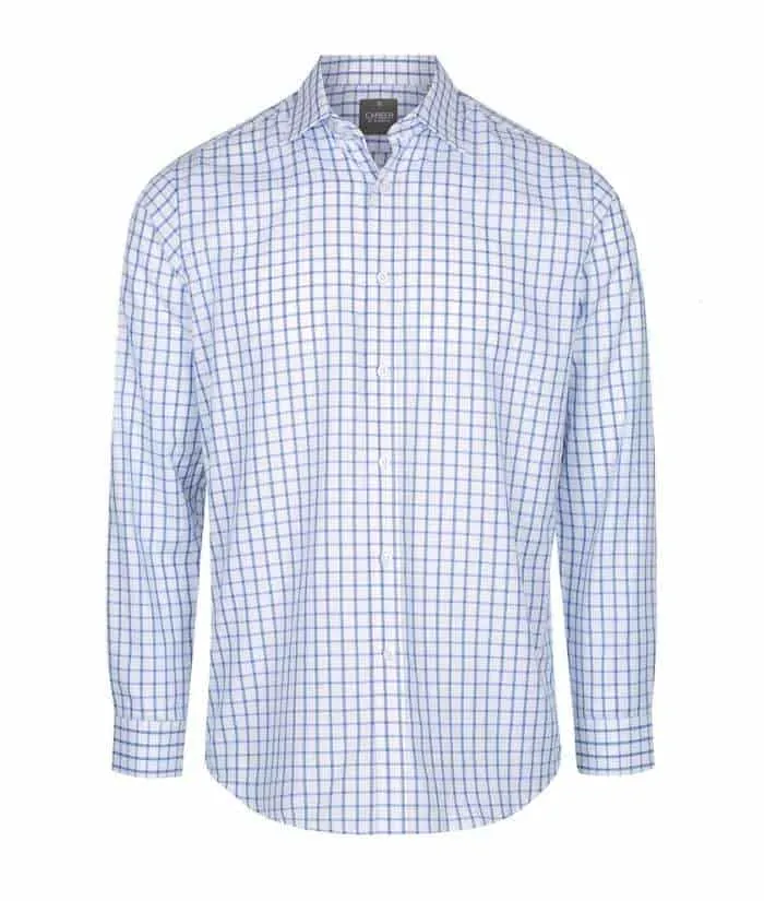 Bourke Oxford Check Mens L/S Shirt