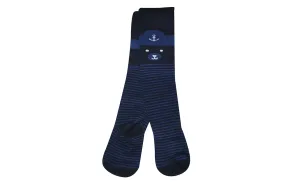 Boy's Cotton Tights - Sailor Panda - Navy Blue