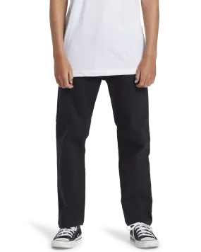 Boys DNA Twill Beach Trousers in Black