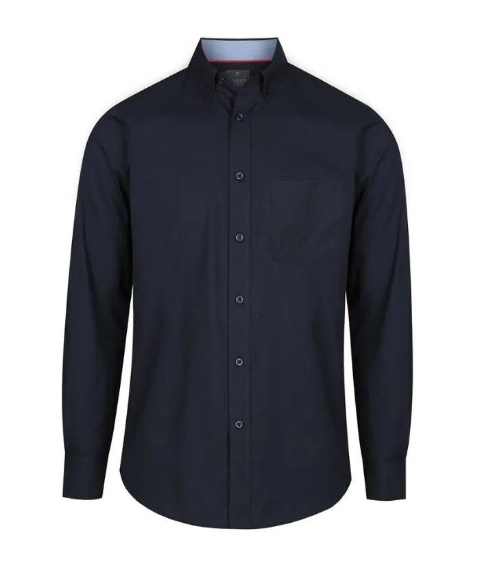 Bradford Mens, Classic Fit, Fine Oxford,Long Sleeve Shirt