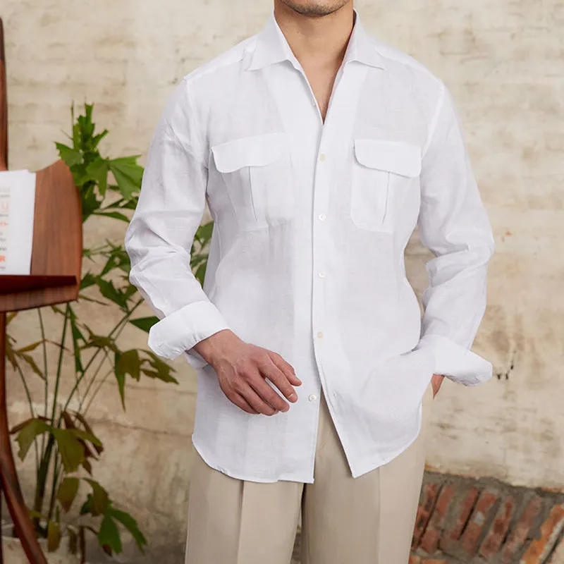 Breathable Vintage Business Shirt