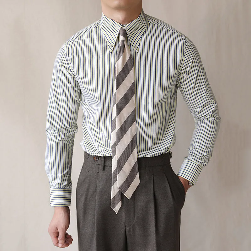 Business Slim Striped Shirt