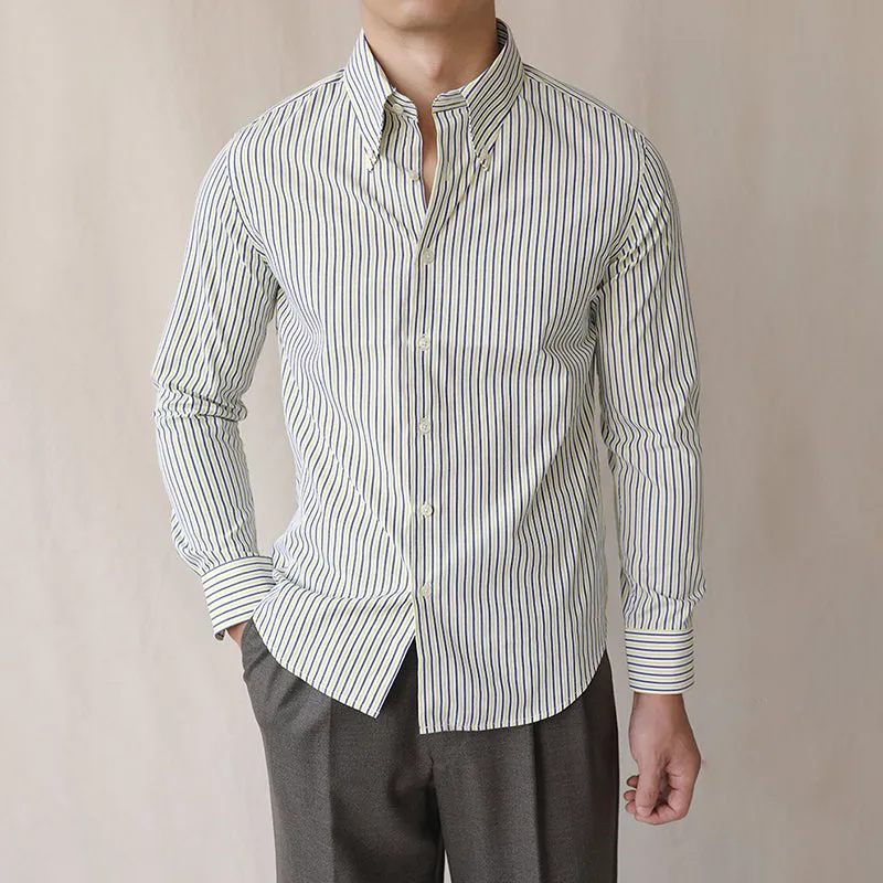 Business Slim Striped Shirt