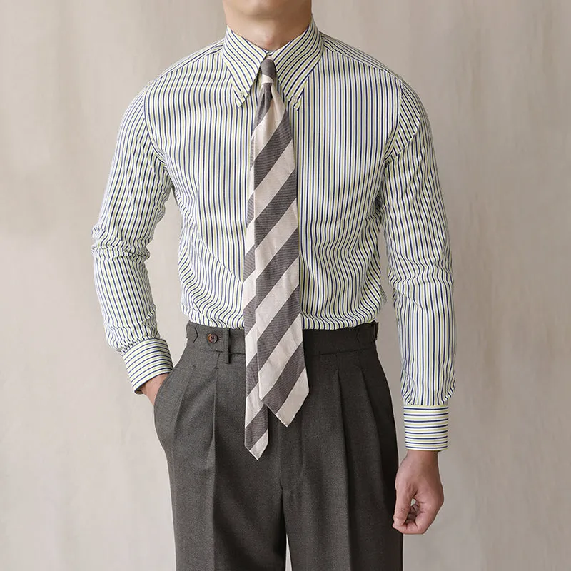 Business Slim Striped Shirt