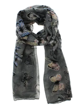 Butterfly Cluster Print Scarf