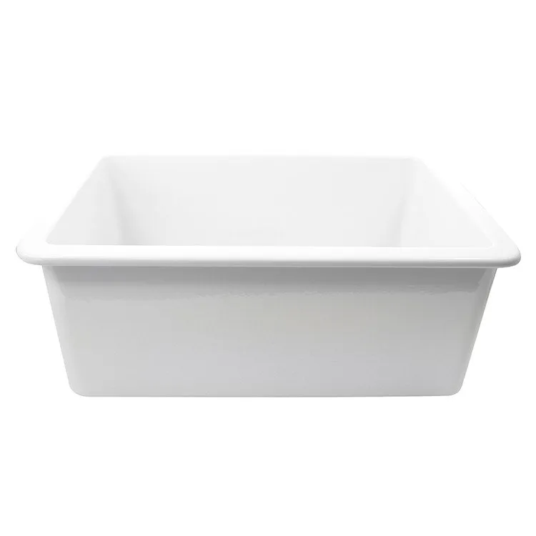 Cape 27" Single Bowl Fireclay Undermount Kitchen Sink