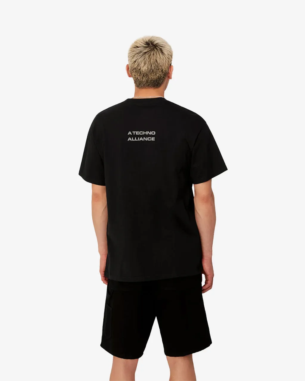 Carhartt WIP x Tresor Techno Alliance S/S T-Shirt Black/Dark Grey Reflective