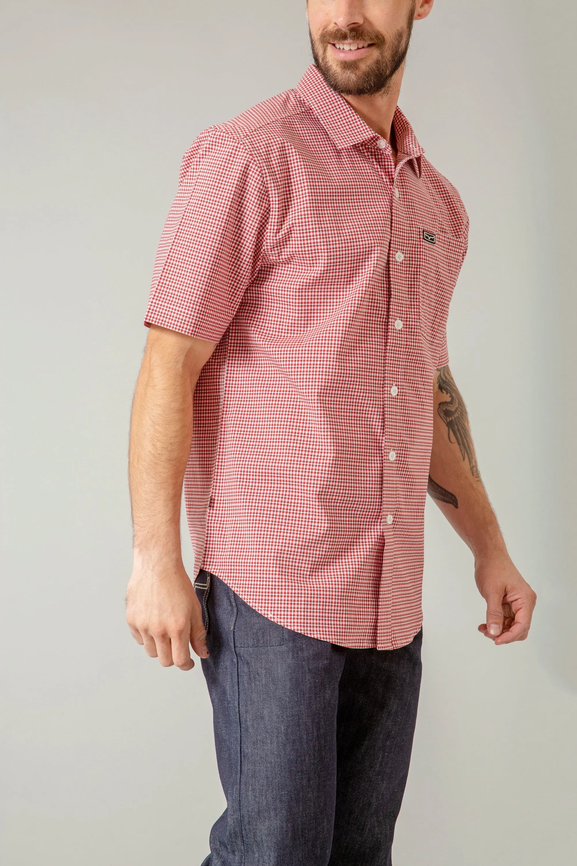 Chute Mini Check Dress Shirt