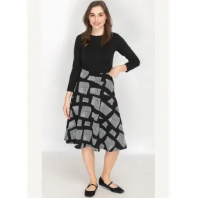 Circle Skirt Check Patchwork Check