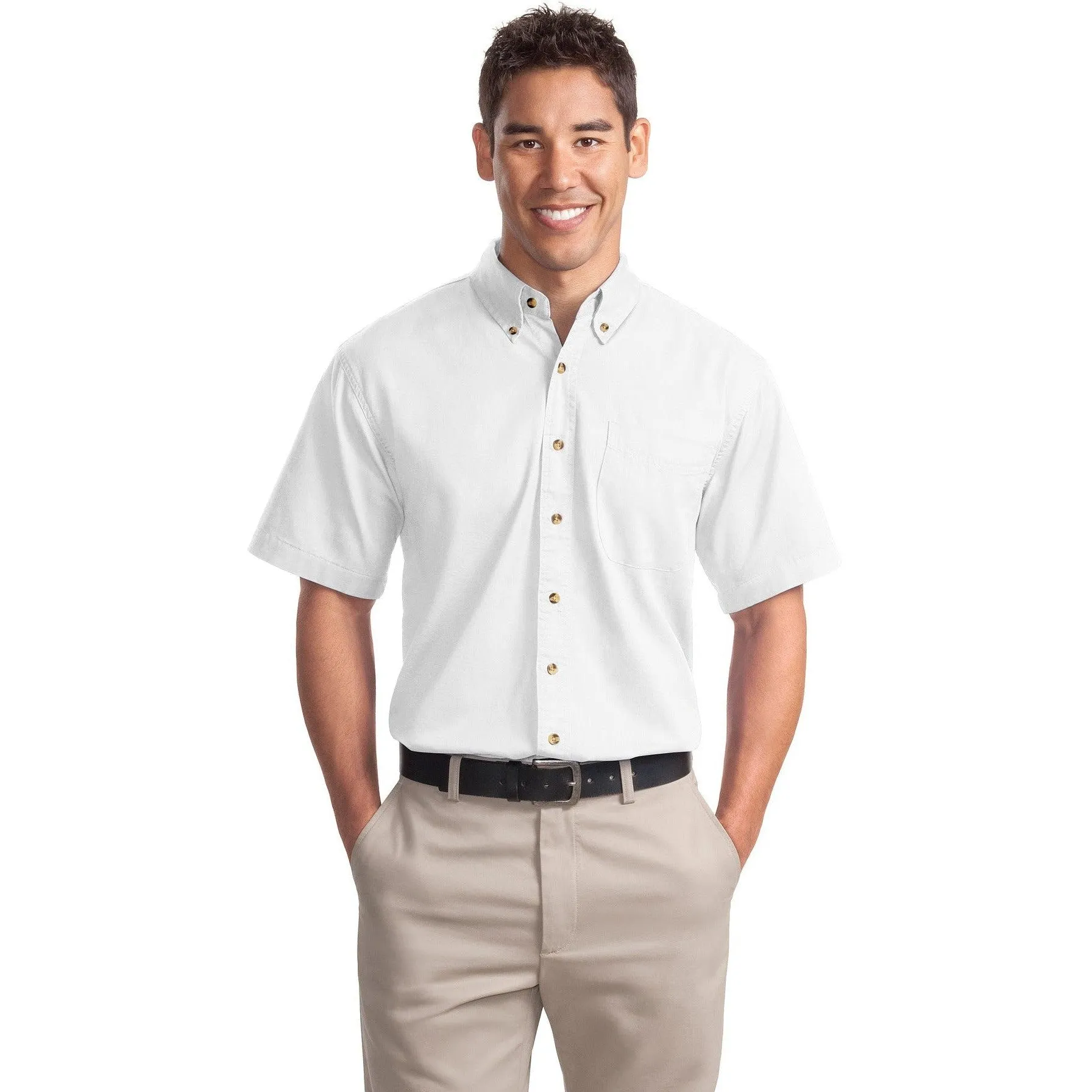 CLOSEOUT - Port Authority Short Sleeve Twill Shirt