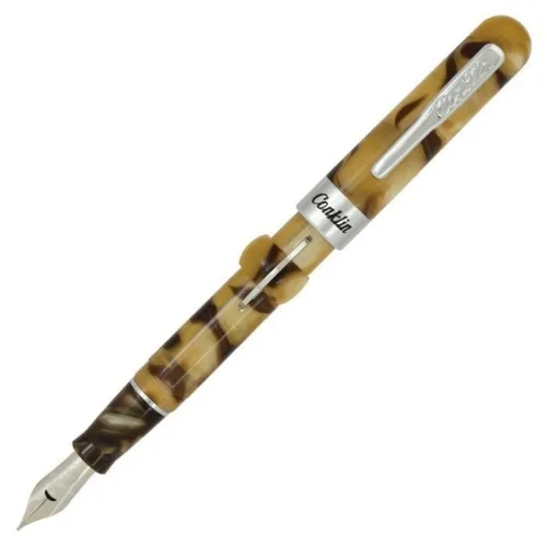 Conklin Mark Twain Crescent Filler Fountain Pen - Peanut Butter