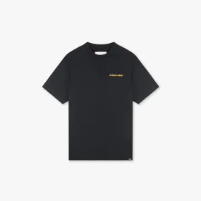 CROYEZ FAMILY OWNED BUSINESS T-SHIRT - BLACK/YELLOW