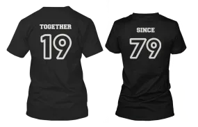 [Custom] Together Since Matching Couple Shirts (Set)