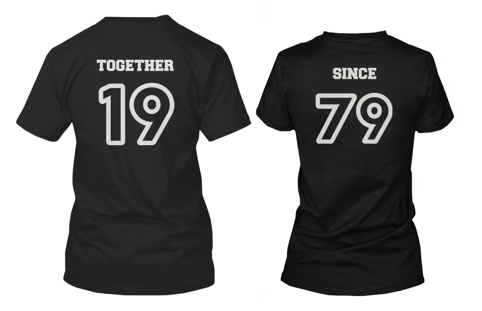 [Custom] Together Since Matching Couple Shirts (Set)