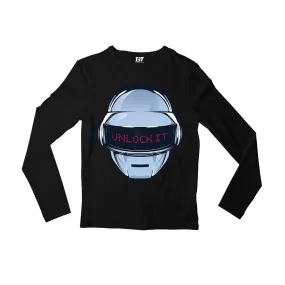 Daft Punk Full Sleeves T shirt - Unlock It